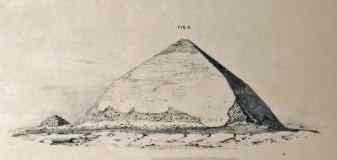 the Bent Pyramid by E.J. Andrews, 1842.