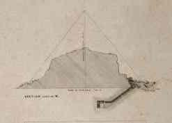 Cheops small Pyramid 5 - by E.J. Andrews, 1842