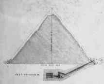 Menkaure small Pyramid 7 - by E.J. Andrews, 1842