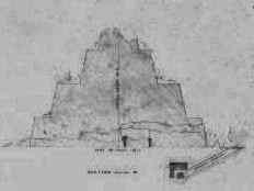 Menkaure small Pyramid 8 - by E.J. Andrews, 1842